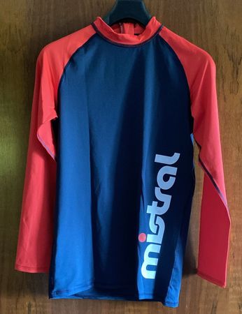 Gr. M Mistral - Herren Schwimmshirt/Surfshirt UV-Schutz  dun
