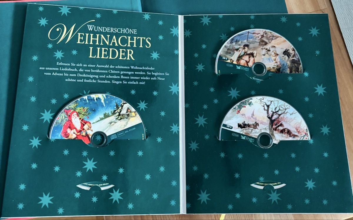 CD: Wunderschöne Weihnachtslieder - 3 CDs & Liederbuch - Top Zus – Nuovo (secondo la descrizione) da Beringen venduto da fountenpen1976 1