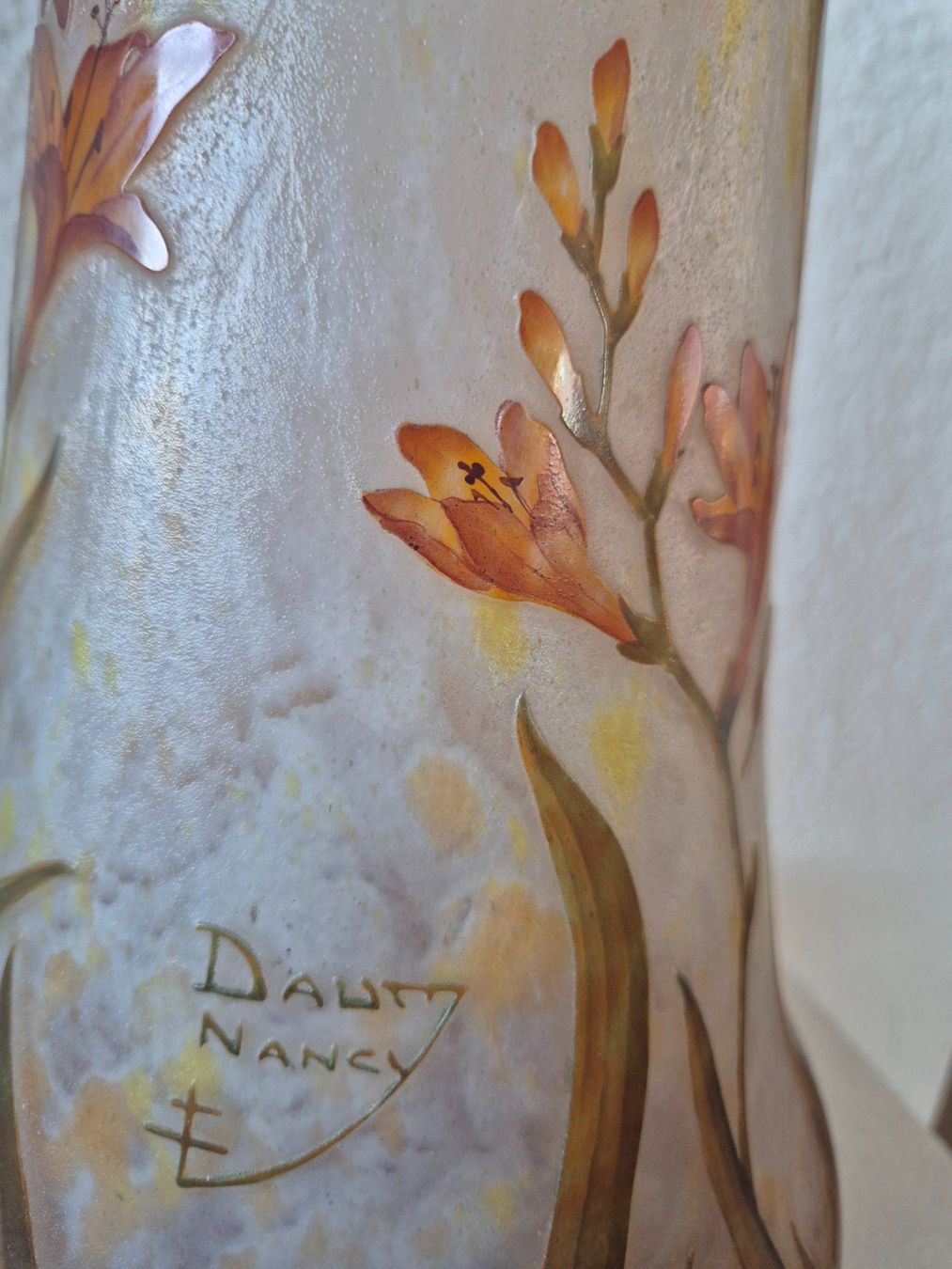 Daum Vasi & Recipienti: Grosse Jugendstilvase, Daum Nancy, um 1900 – Usato da Schlosswil venduto da donmarcos62 1