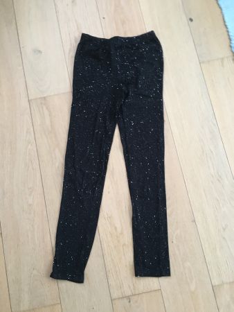 GAP Glitzer Leggins schwarz Gr. 152-158