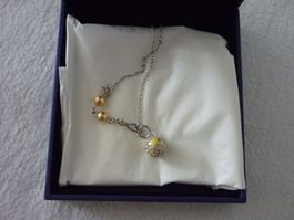 Swarovski Halskette Kugel mit Stern