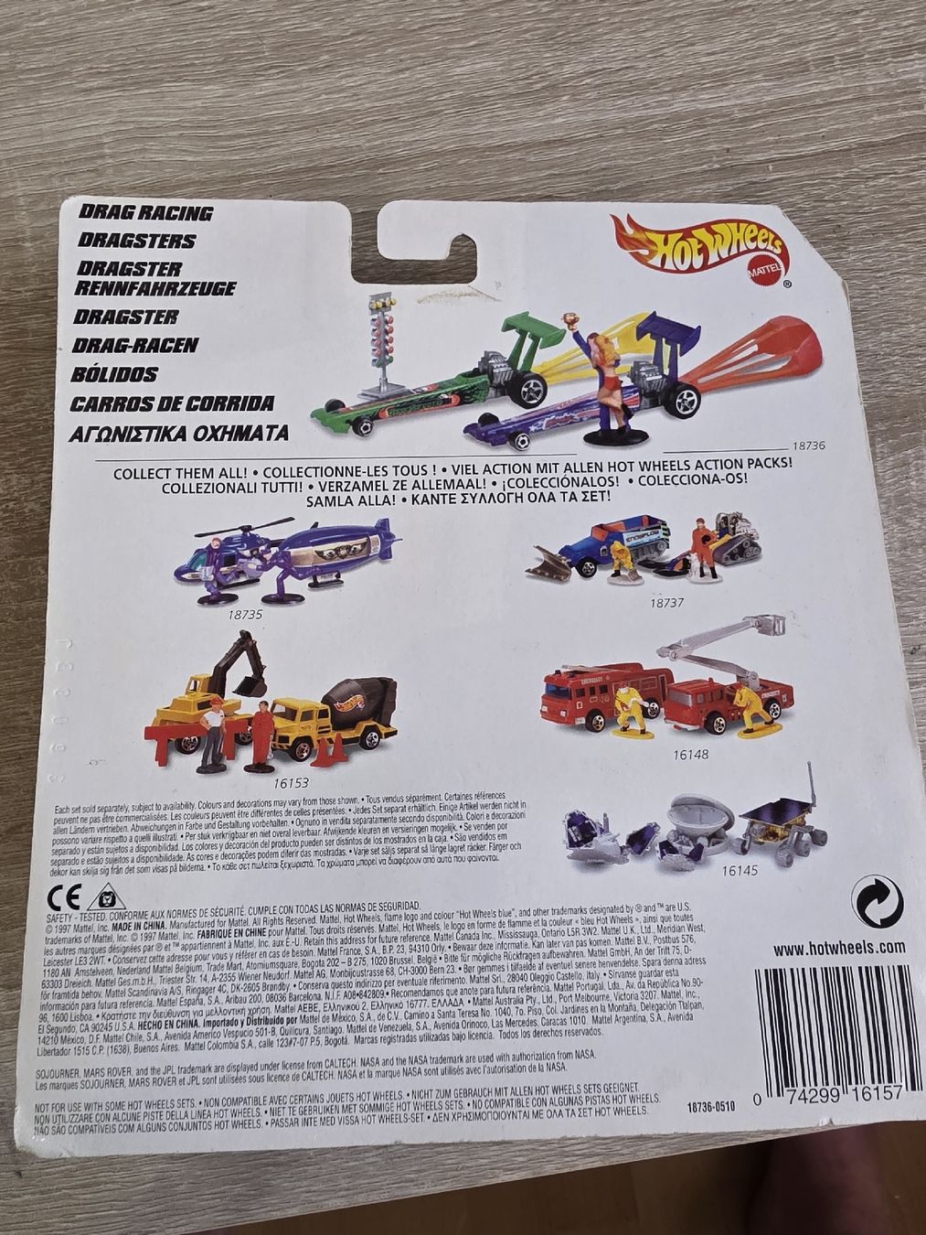 Hot Wheels Voitures modèles: Hot Wheels Dragster Action Pack Set OVP – Neuf (Voir description) à Untervaz par Mudskipper 1