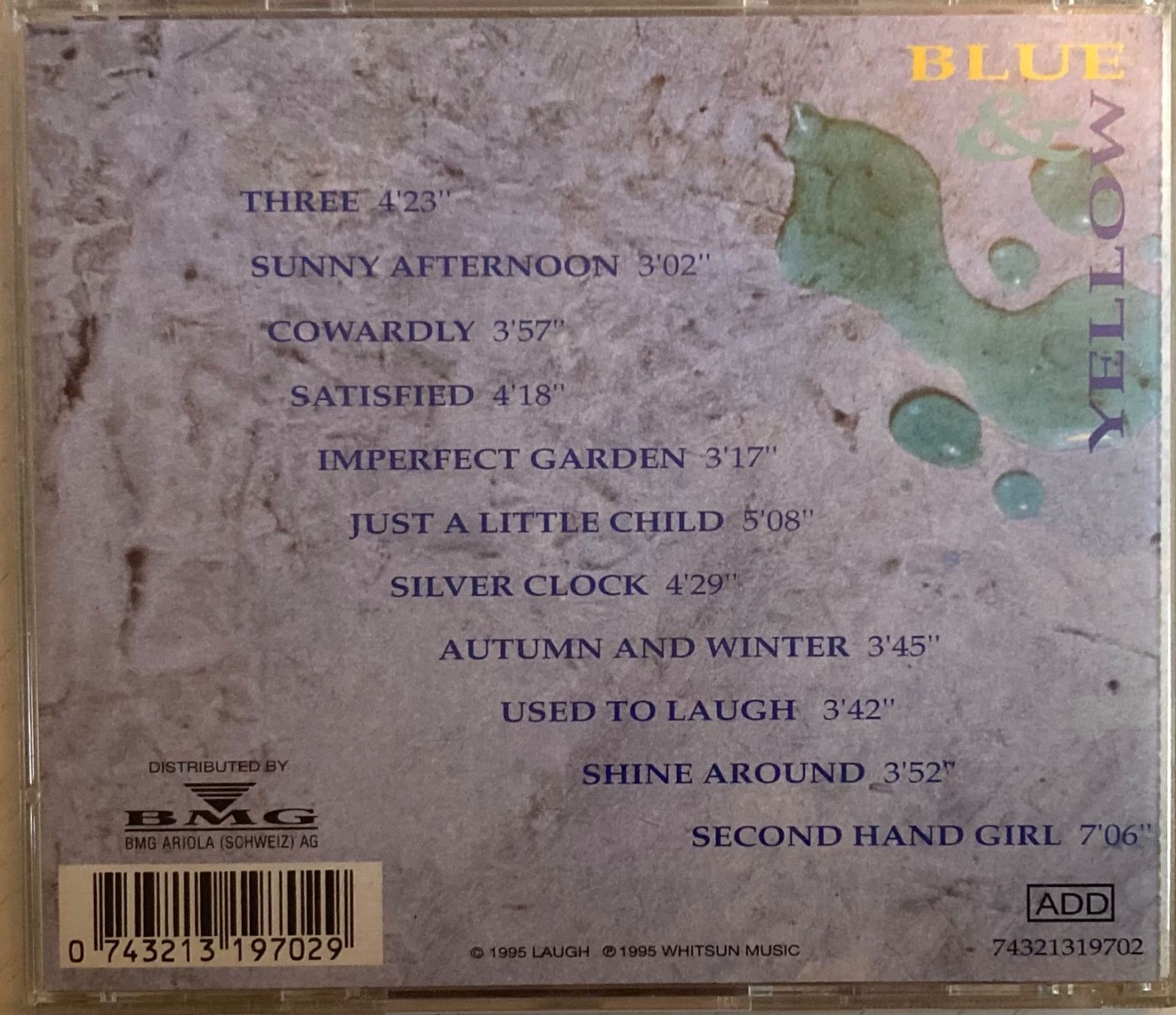 CDs: LAUGH - BLUE YELLOW – Gebraucht aus Poliez-Pittet von Newtown-Records 1