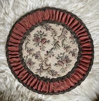 Handgefertigte Brokat- Decke, Vintage Style