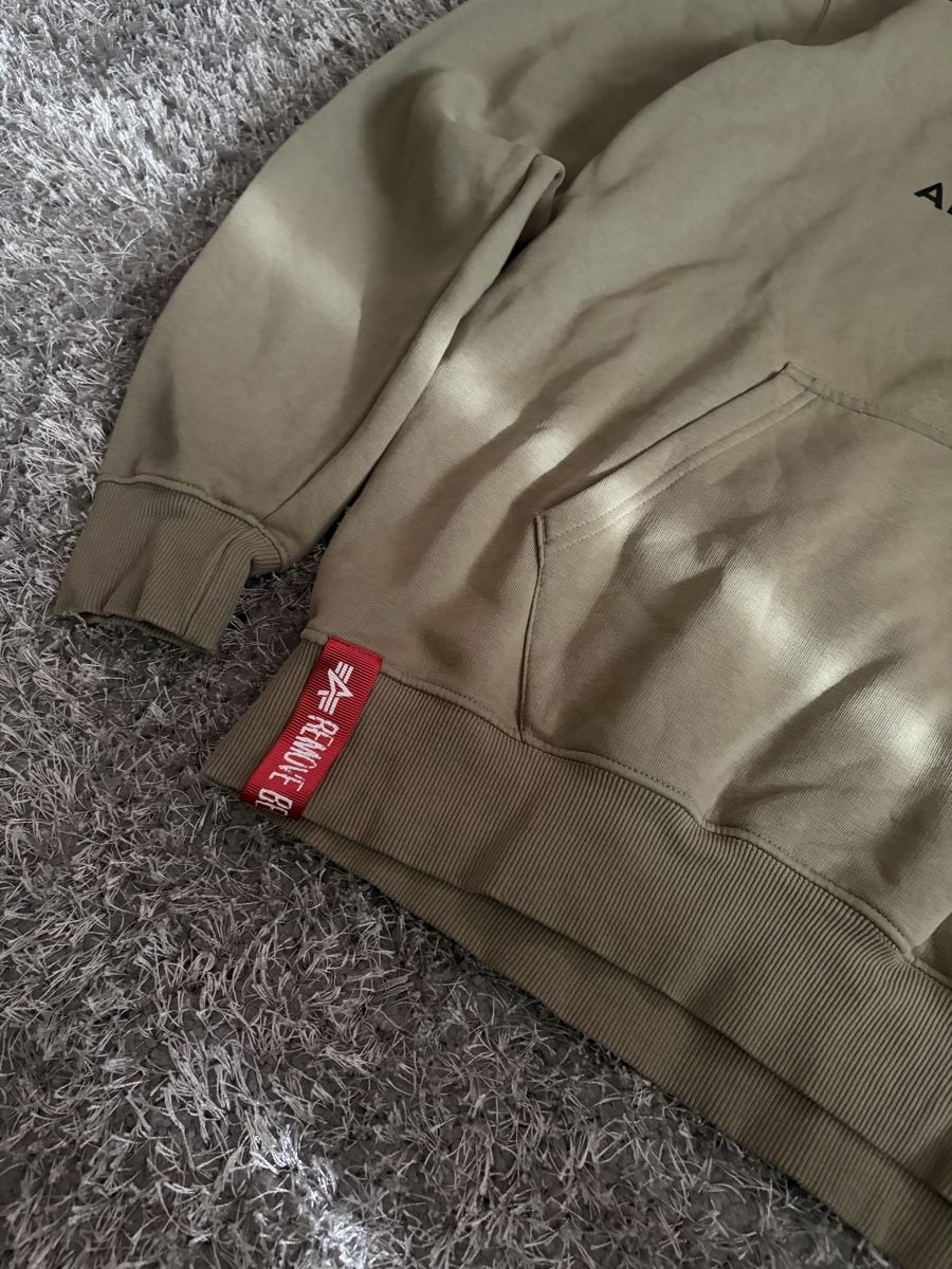 Alpha Industries Maglioni & Felpe: Olive green Alpha Industries hoodie – Usato da Brislach venduto da edu_t6pq 2