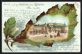 Passepartout-Lithographie Zürich, Bahnh