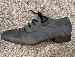 Tamaris Lederschuhe Graphite, Gr.38, Gummisohle, anti shok