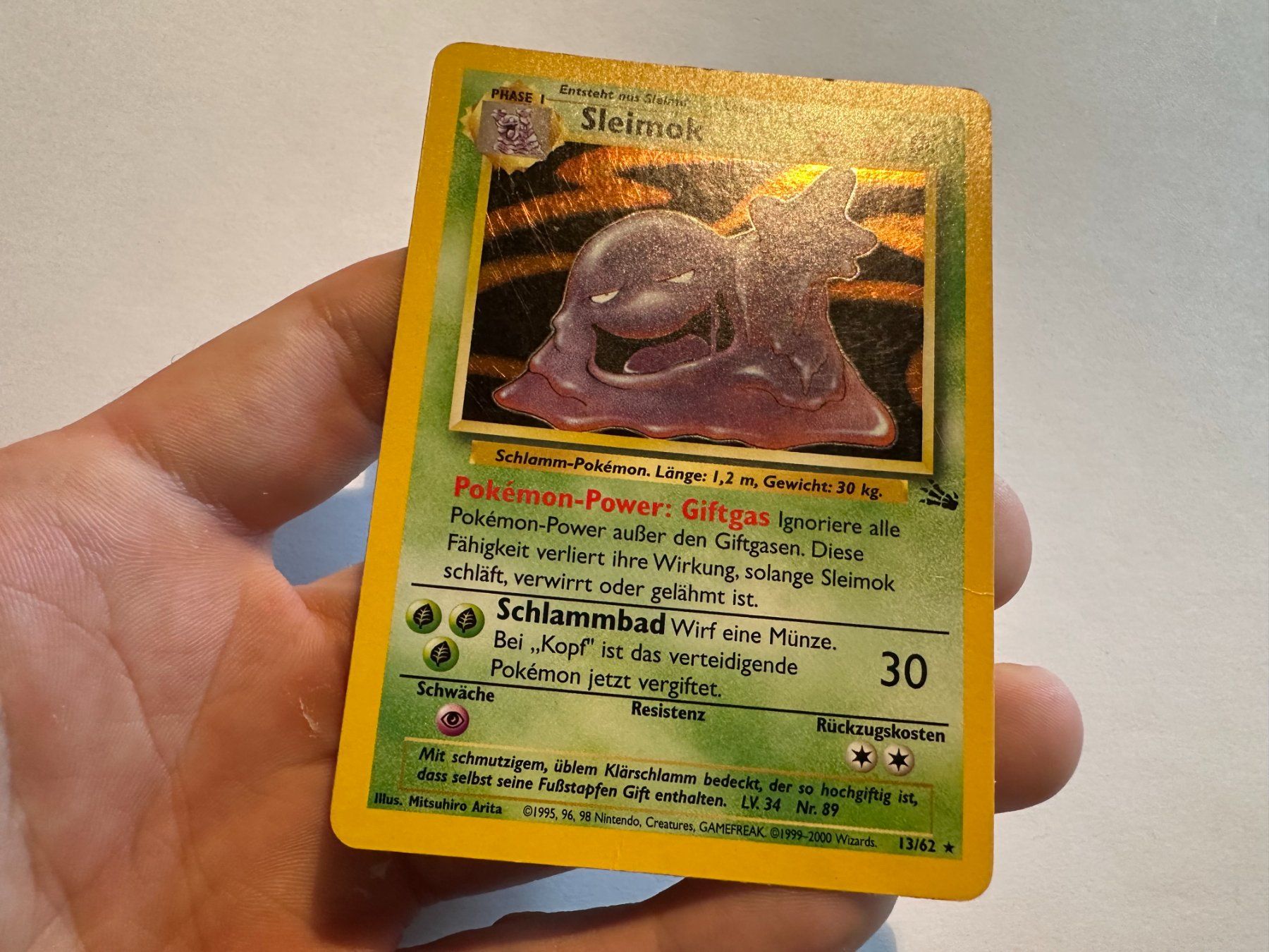 Pokémon Carte collezionabili: Sleimok holo Fossil DE – Usato da Hagendorn venduto da Pokecollectorch 5