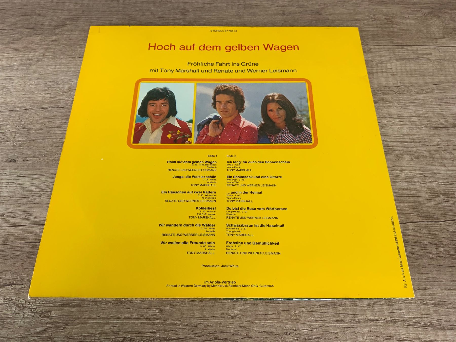Dischi in vinile: Schallplatte Tony Marshall Renate & Werner Leismann – Usato da Schübelbach venduto da Hecht11. 1