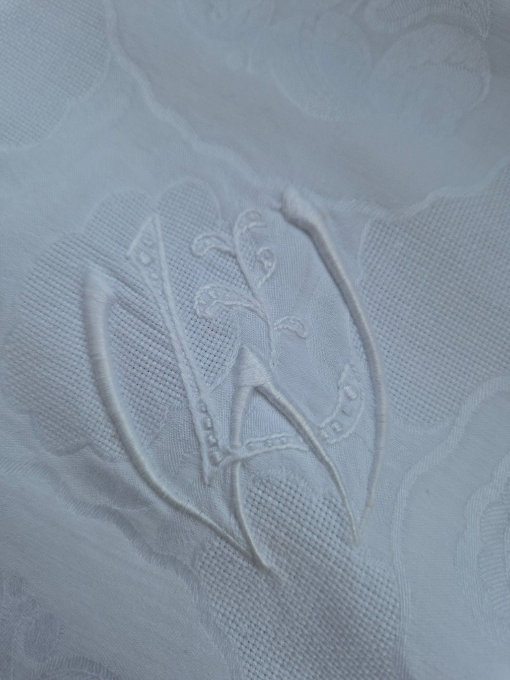 Biancheria da letto: Kissenbezug mit Monogramm "WL" – Nuovo (secondo la descrizione) da Bern venduto da aronari 1