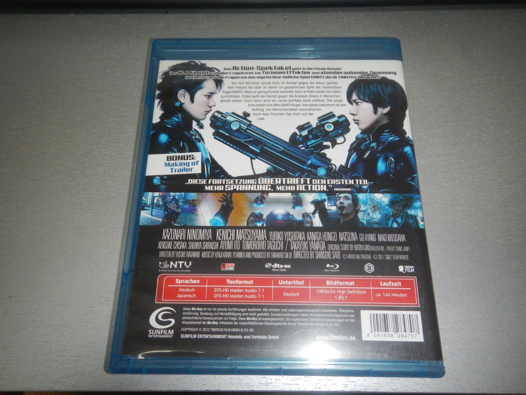 Tutti i DVDs: Blu-Ray Film Gantz – Usato da Bronschhofen venduto da happynews2018 1