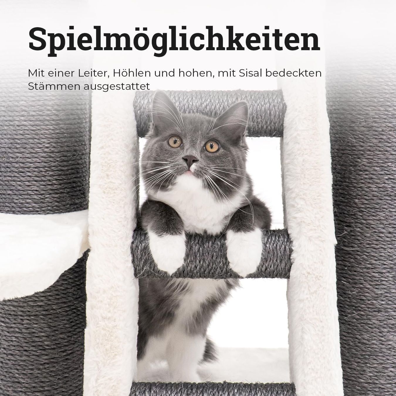 Katzenbaum - Kratzbaum: Petrebels Siberian 200 Kratzbaum White – Neu und originalverpackt aus Bottighofen von zaap 4