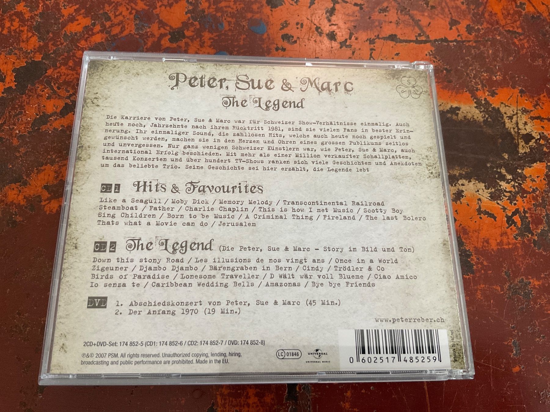 CD: Peter, Sue & Marc The Legend 2CD&1DVD – Nuovo (secondo la descrizione) da Delémont venduto da vinylfreak01 1
