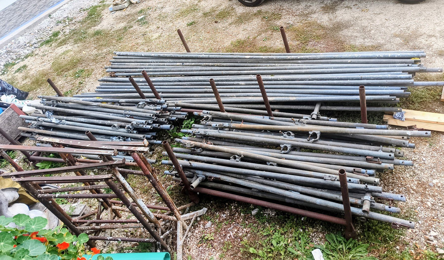 Gerüste: Stahlgerüst / Fassadengerüst gebraucht – Gebraucht aus Saules BE von zemco 4