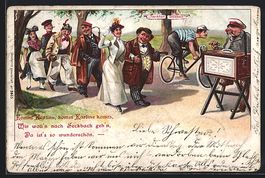 Litho Paar möchte wegen des leckeren Bi
