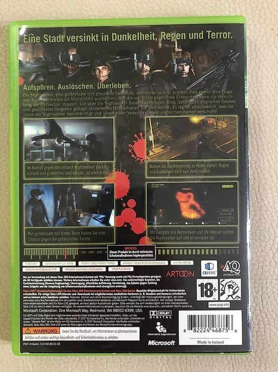Giochi: Vampire Rain (Xbox 360 Spiel) – Usato da Basel venduto da mgn_ft72 1