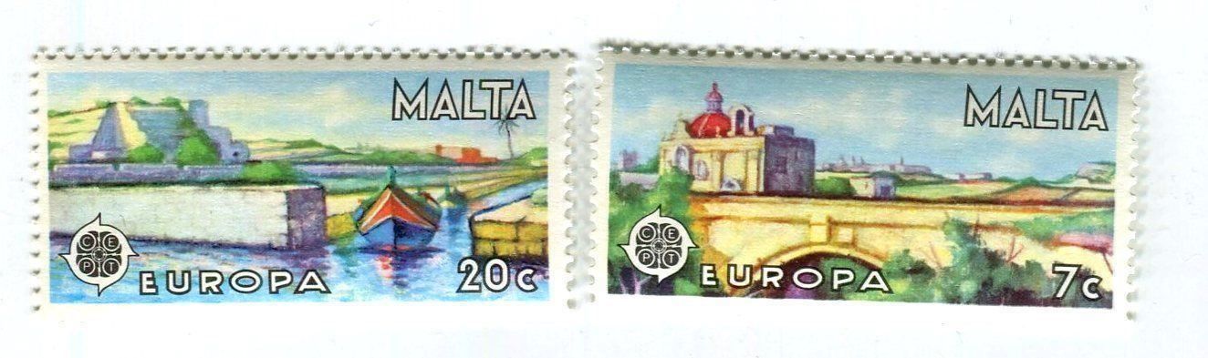 Tutti i francobolli: Briefmarken "Architektur". Malta – Nuovo e nell'imballaggio originale da Basel venduto da Butsch5