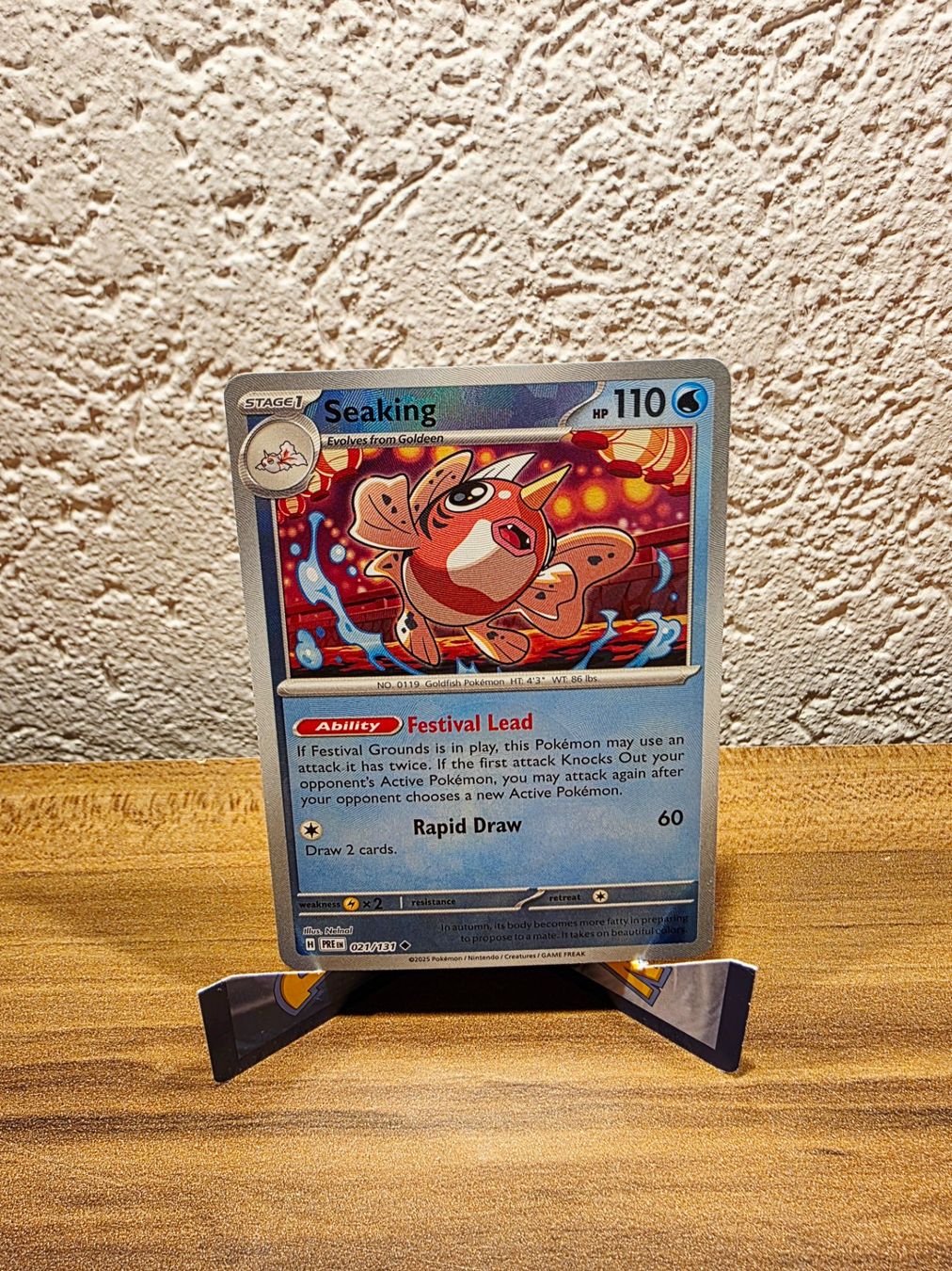 Pokémon Carte collezionabili: Seaking Pokeball Reverse 021/131 Prismatic Evolutions – Nuovo (secondo la descrizione) da Turin (Salins) venduto da Meeelll01