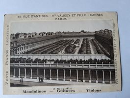 Alte Ansichtskarte Musikhaus Vaudey & Fille Paris Cannes