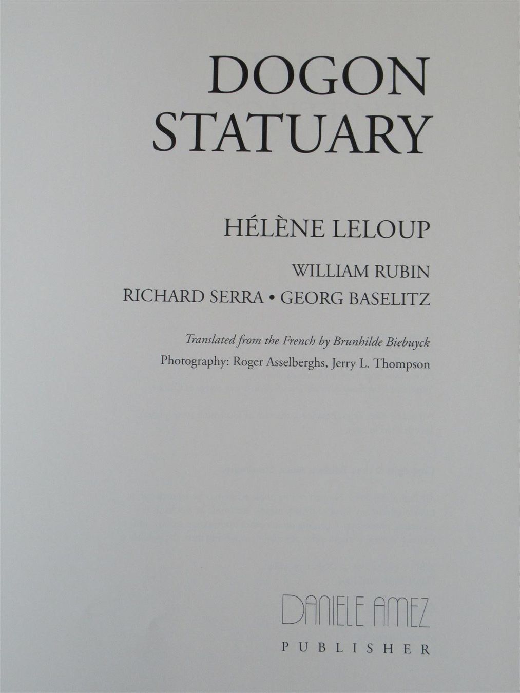 Libri: Dogon Statuary Statuen Top Bildband 1994 – Usato da Adliswil venduto da buch_und_kunst 1