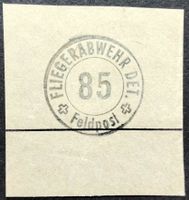 FP-Ausschnitt 2.WK, Flab Det 85, Stempel, Wi Flab 67--