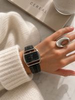 Montre ALFEX Swiss Made – Design contemporain – Acier & cuir