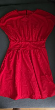 Rotes Kleid Sommerkleid Grösse L