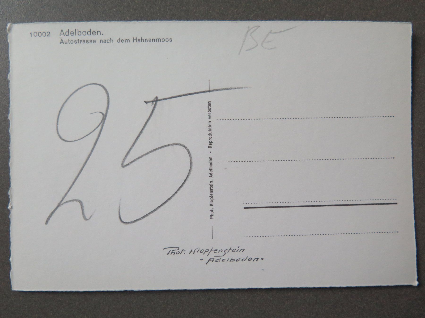 Cartes postales: ADELBODEN -  SAURER-POSTAUTOS – D'occasion à Wittenbach par lipasal 2
