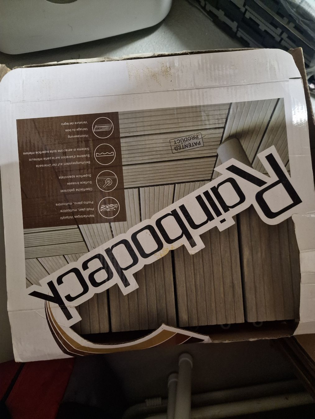 Coop Rivestimenti per pavimenti: WPC-OUTDOOR-FLIESEN RAINBODECK – Usato da Schliern b. Köniz venduto da Jemy94 1