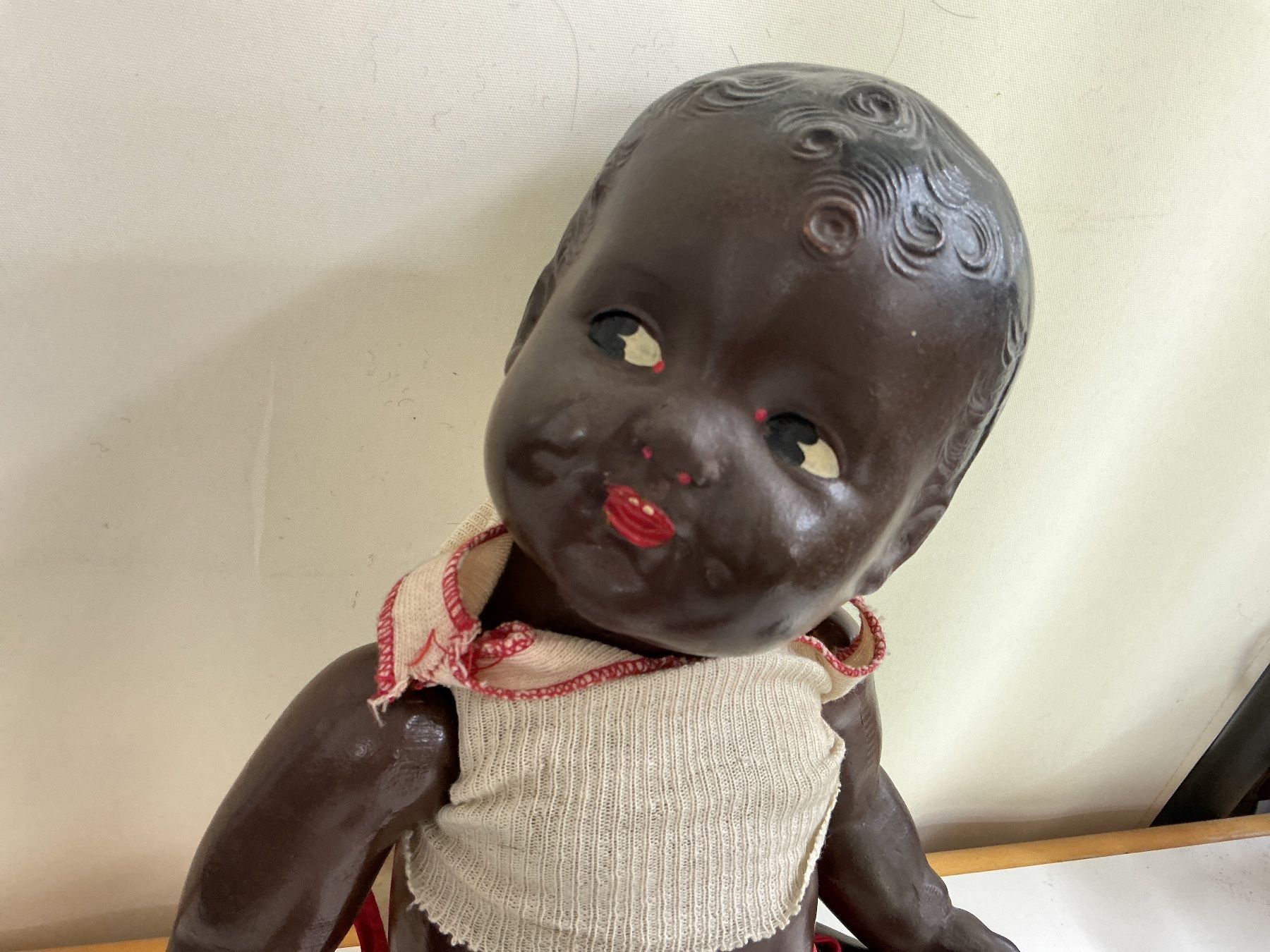 Bambole: Antike Puppe dunkelhäutig Canada – Usato da Bern venduto da vielerart 1