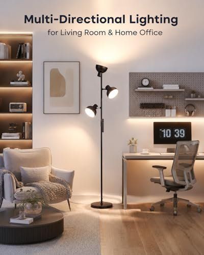 Lampade: LED Stehlampe 36W dimmbar 3 Licht Leselampe – Nuovo e nell'imballaggio originale da Hundwil venduto da Stallone5 4