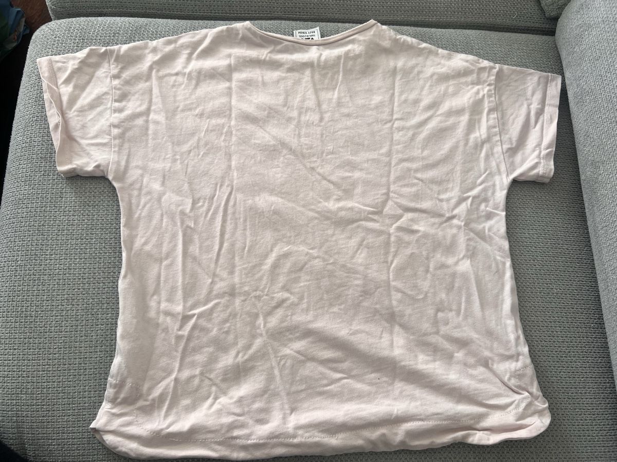 Blouses, T-shirts & Tops: T-Shirt rosa Grösse 128cm – D'occasion à Thun par Siladi 1