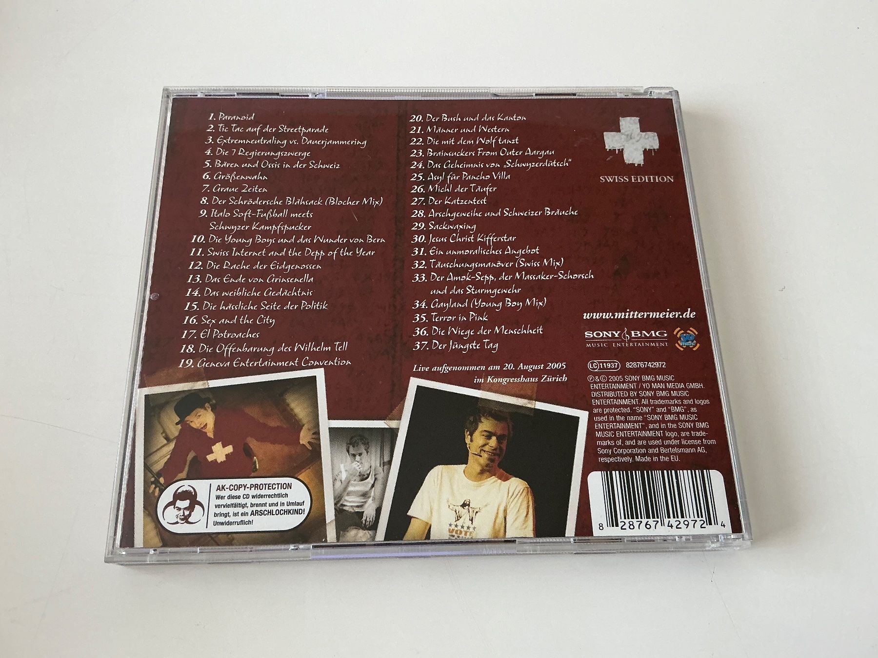 CD: Michael Mittermeier / Paranoid / 2005 – Usato da Dübendorf venduto da Shreck 1
