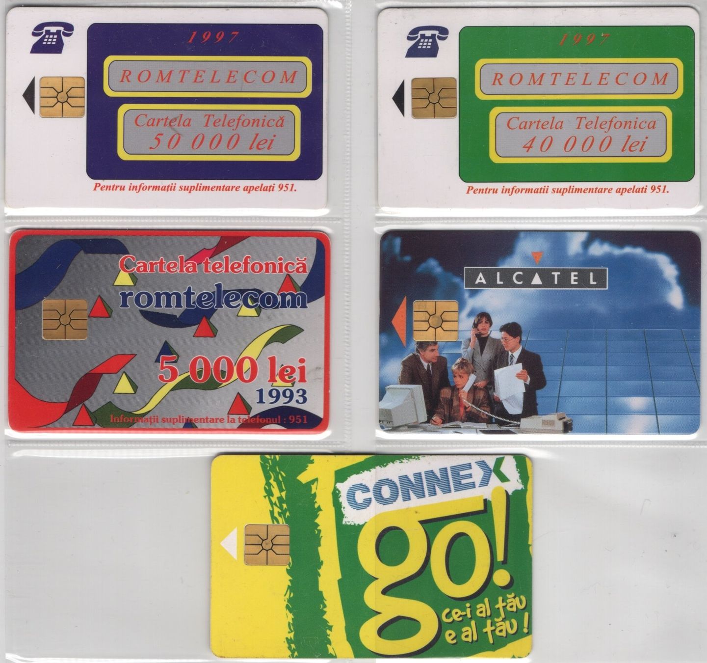 Cartes de téléphone: 5 seltene Telefonkarten von RUMÄNIEN – D'occasion à Eglisau par Chperfins