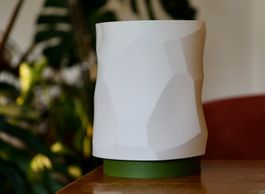 Zylinder Tischlampe Voronoi1