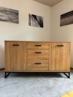Anrichte Holzoptik schwarz Füsse Breite 150cm guter Zustand