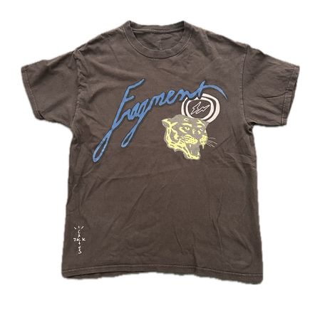 Tshirt Travis Scott Cactus Jack For Fragment Icons braun (M)