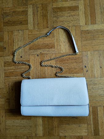 creme-weisse Handtasche/Clutch