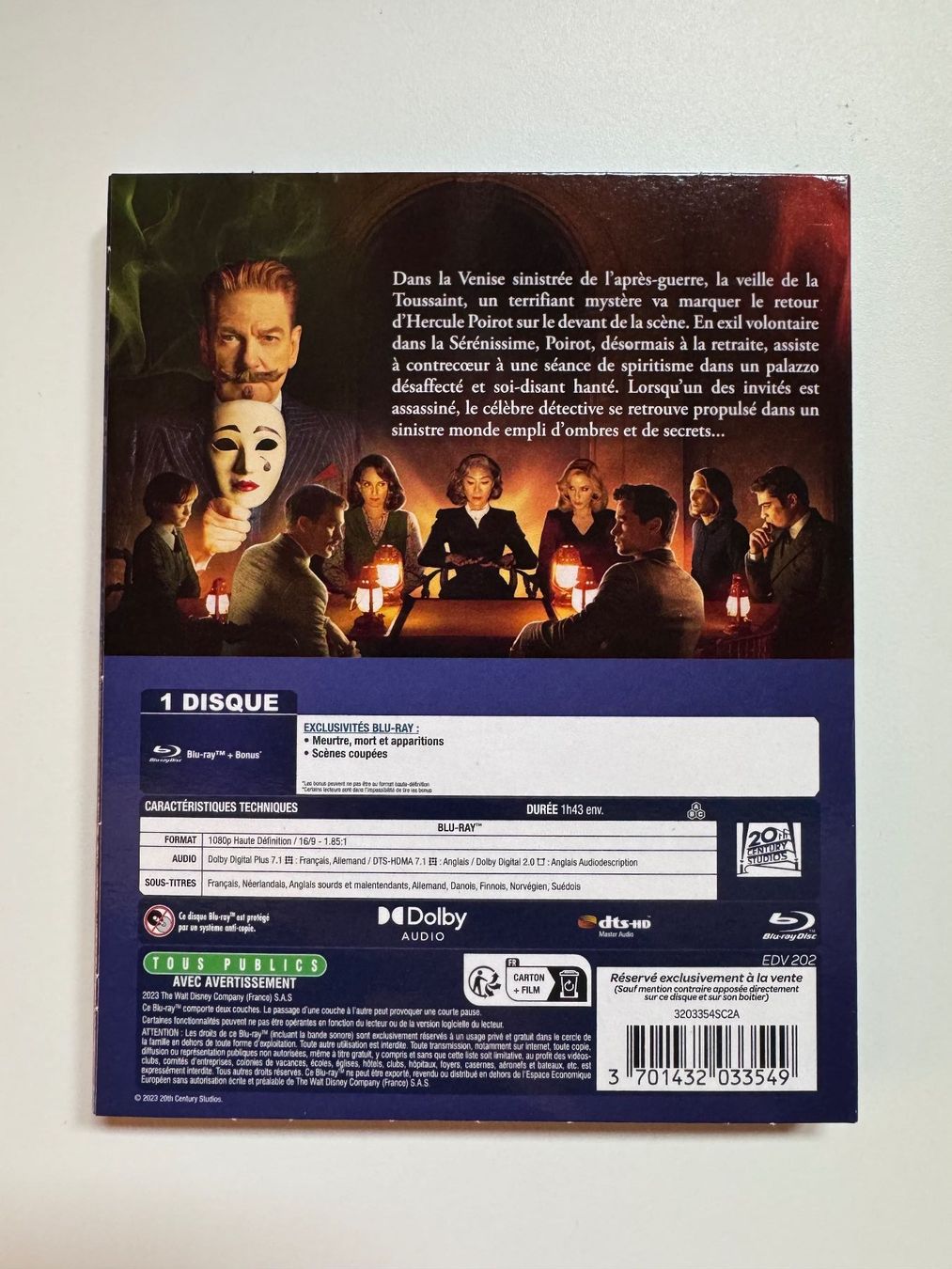 Tutti i DVDs: Blu-ray : Mystère à Venise – Nuovo (secondo la descrizione) da Delémont venduto da yannickbarthe 1