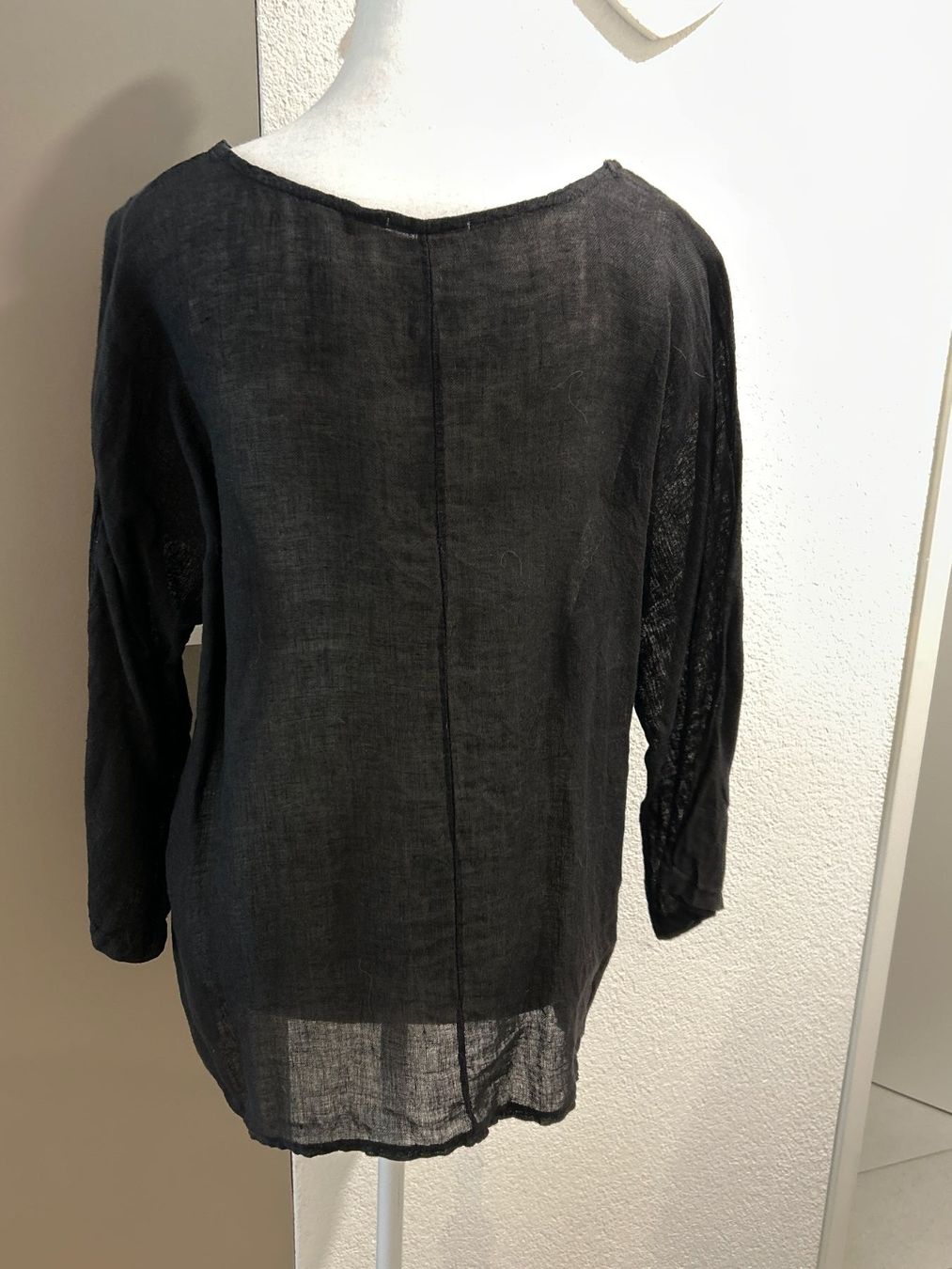 T-shirt: Leichtes Langarmshirt schwarz – Usato da Brunnen venduto da Nala2929 4