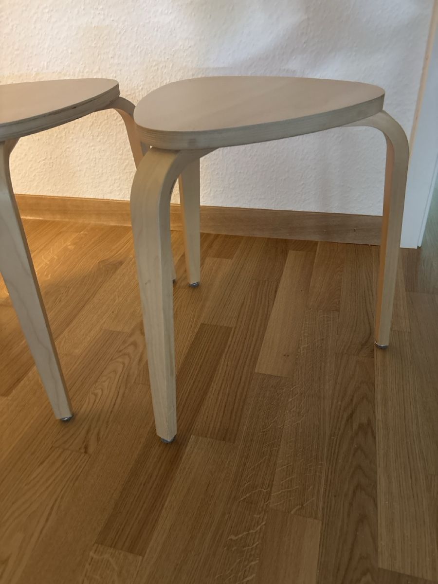 Ikea Sgabelli: Tabourets KYRRE IKEA bois 2 pcs bon état – Nuovo (secondo la descrizione) da Genève venduto da ahe_ktd6 1