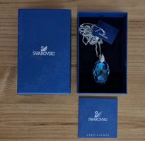 💎 Swarovski 💎 Kette mit Kristall hellblau