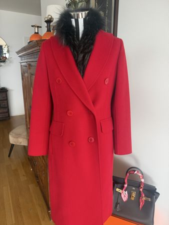 Max Mara Mantel Rot Gr.36/S