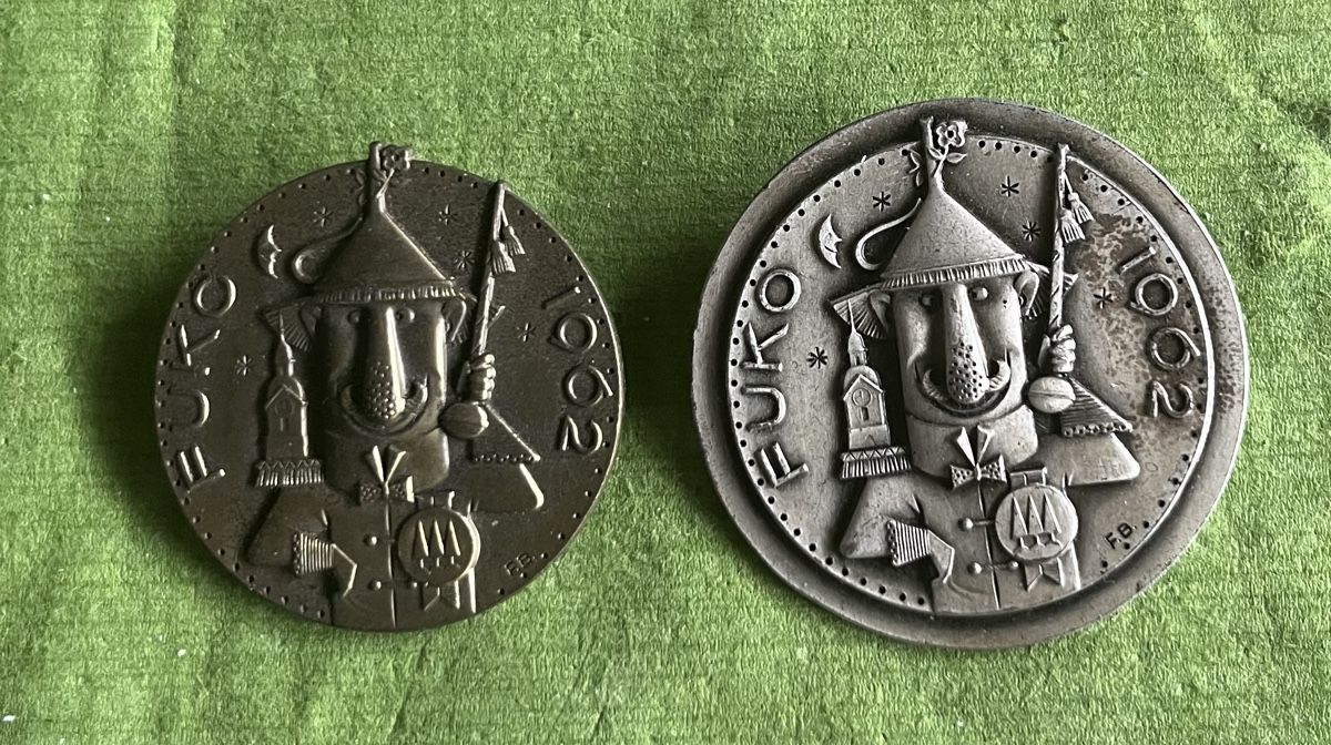 Placchette & Badge: FUKO Olten 1962 Messing und Silber – Usato da Itingen venduto da Bebbi6569