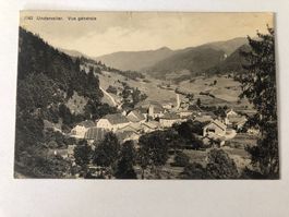 Undervelier Vue générale Ansichtskarte alt