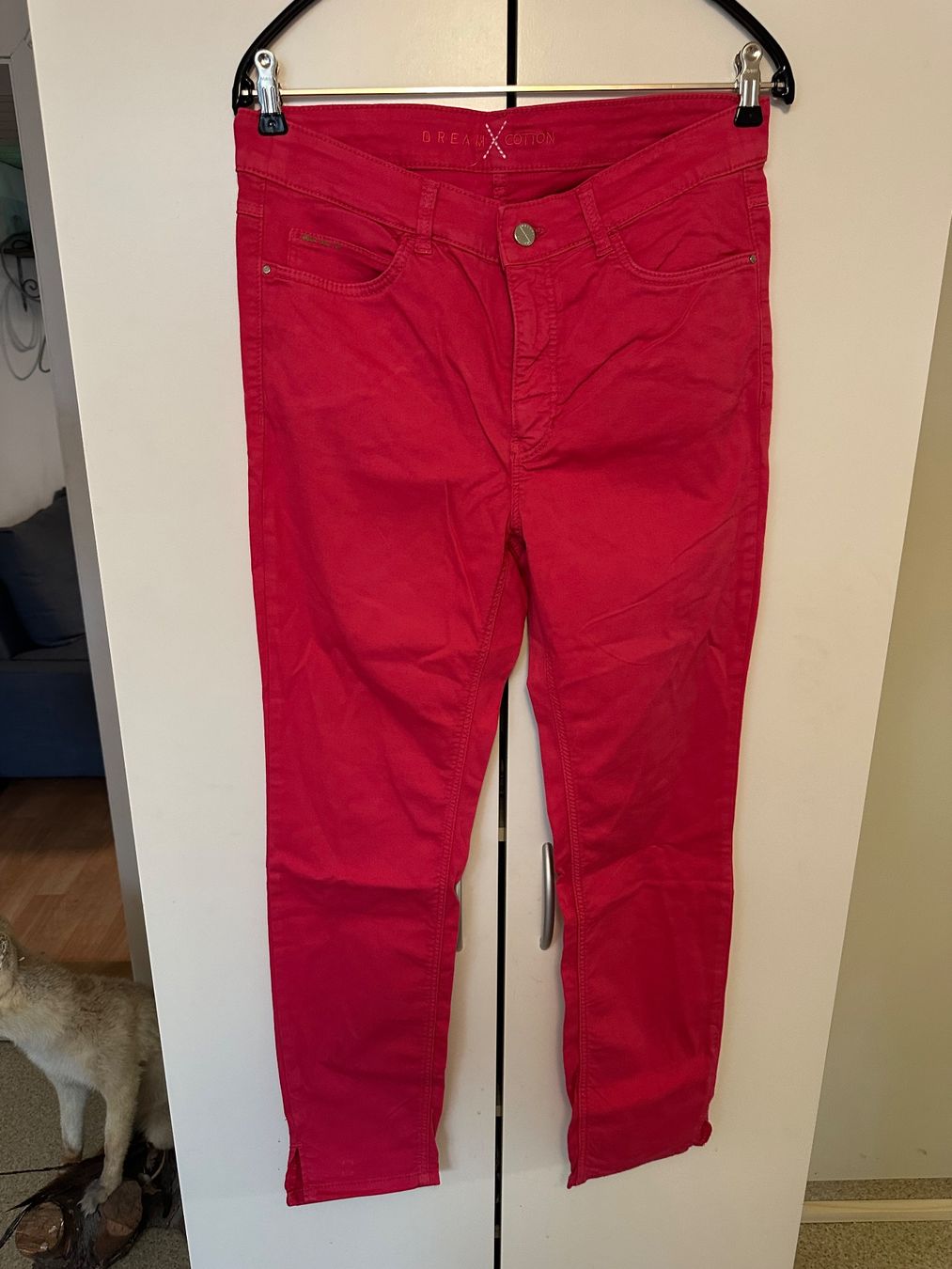 Pantaloni: MAC Dream Summer Baumwollhose Pink, Gr. 38 – Usato da Schaan venduto da Hermine2018