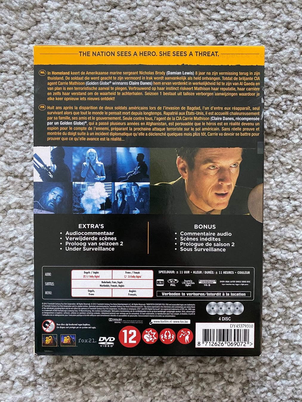 Alle DVDs: Homeland - Saison 1 (DVD) – Gebraucht aus Orbe von SNAS9 1
