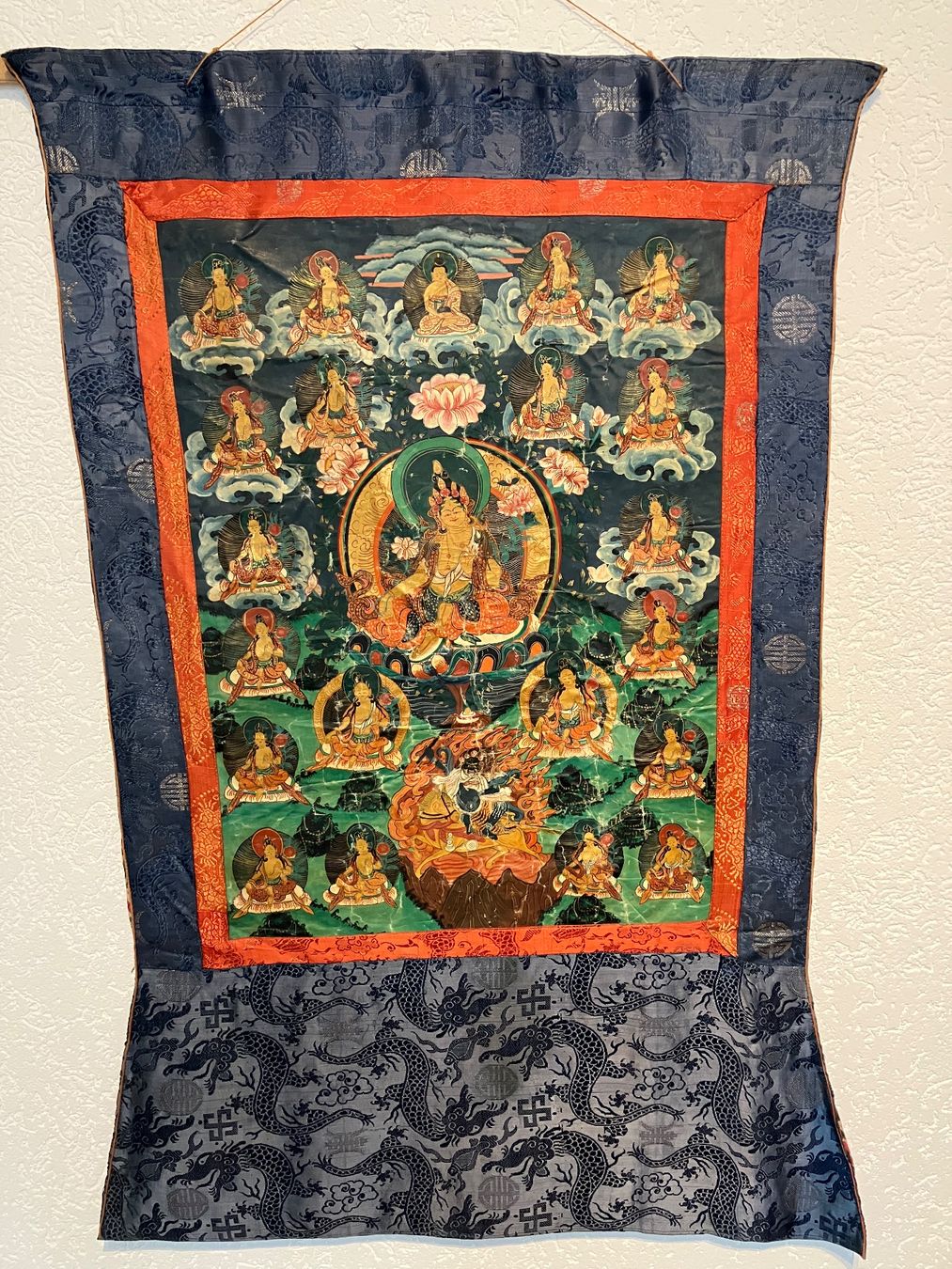 Dipinti: Orginal Antik Thangka Gemälde – Usato da Niederglatt ZH venduto da nieser
