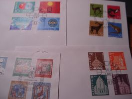 Set 1967, FDC 6 Belege