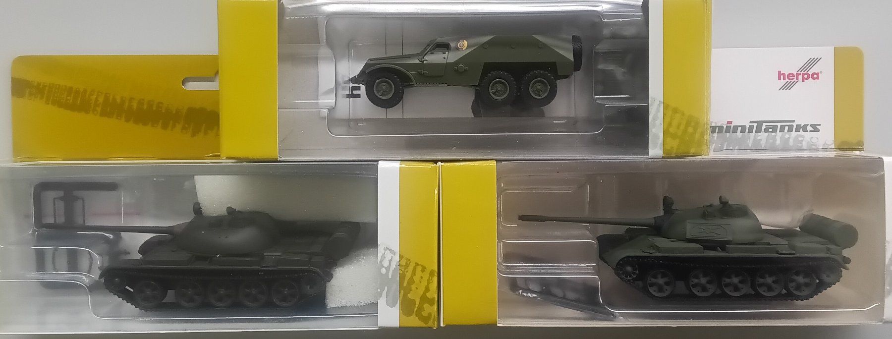 Herpa Modellini d'auto: Konvolut Herpa Roco minitanks Ostblock – Nuovo e nell'imballaggio originale da Bern venduto da Bantiger2000 3